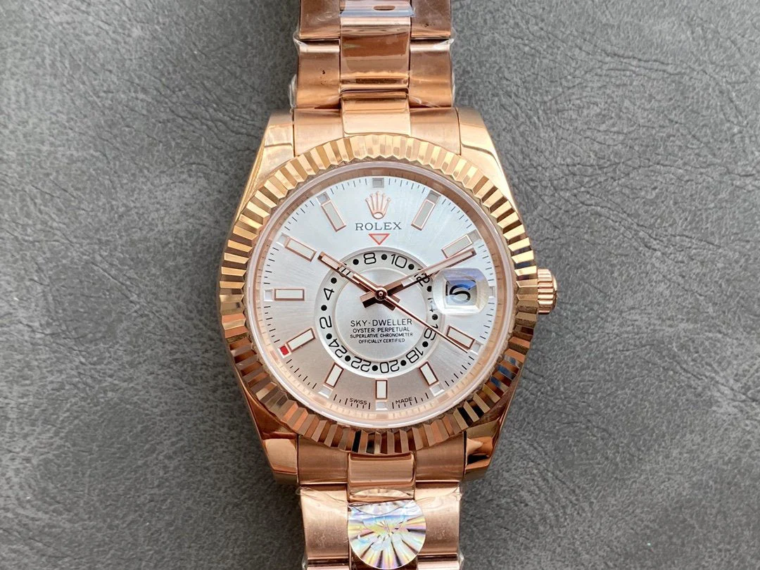 SKY-DWELLER ROSE GOLD 42 GREY DIAL