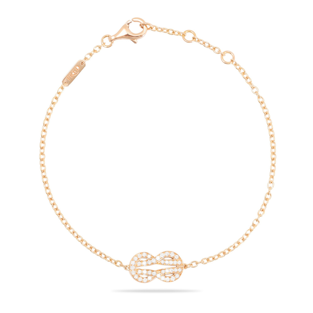 FRED Chance Amphini Full Diamond Bracelet 18K Rose Gold 6B0996