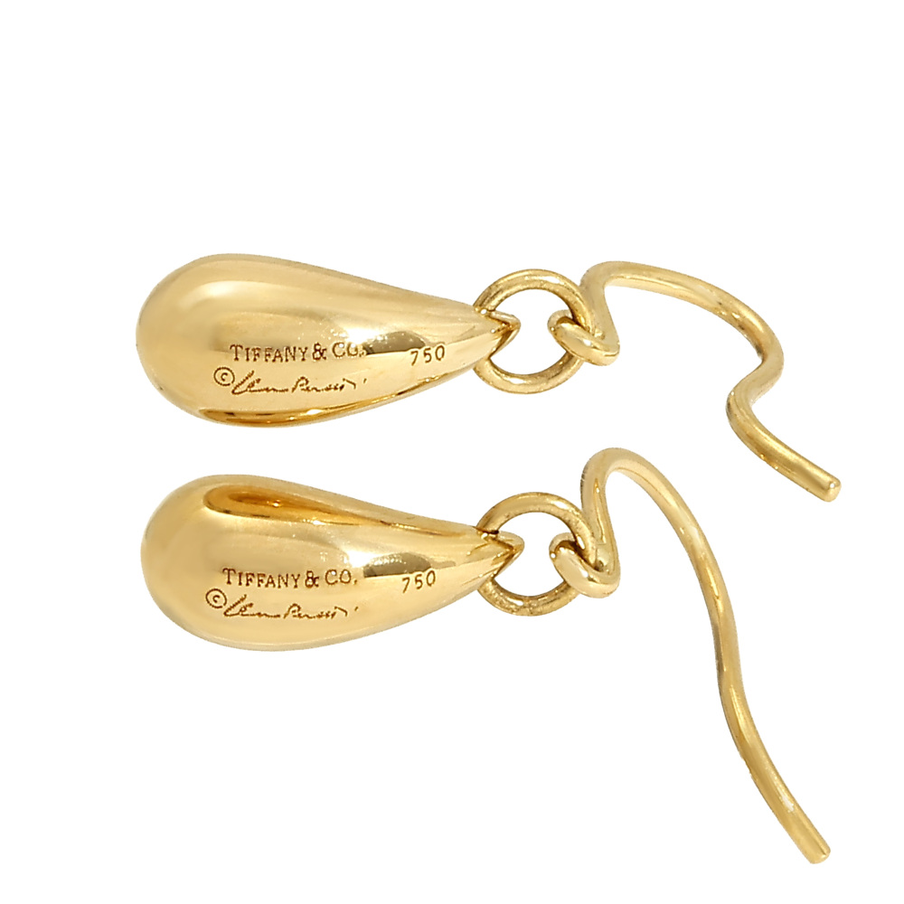 Tiffany & Co. Elsa Peretti Earrings 18K Yellow Gold