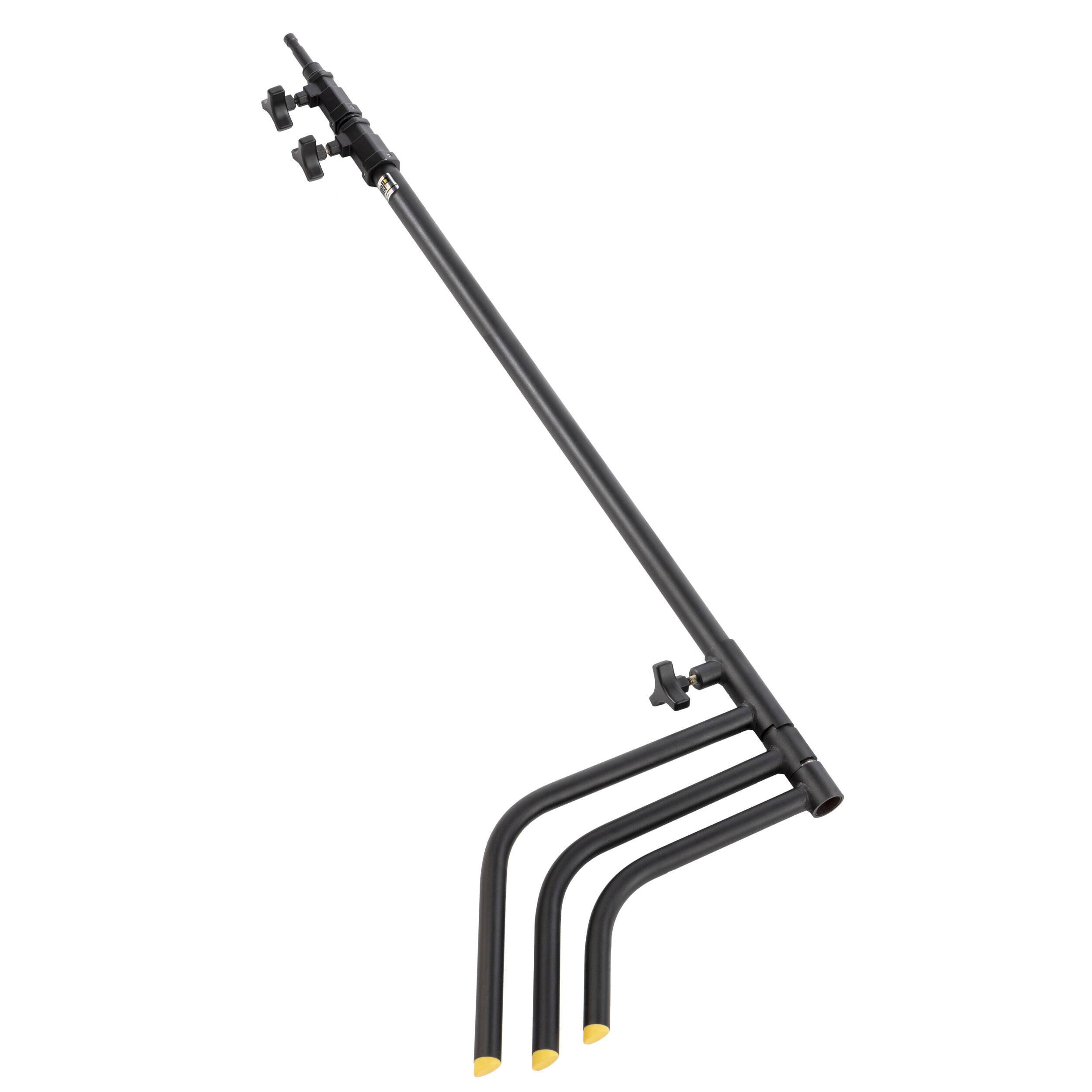 Lowel 40x22 C-Stand Sliding Leg Kit Bundle with 2.5x22 Grip Head u0026 40x22 Grip Arm Black