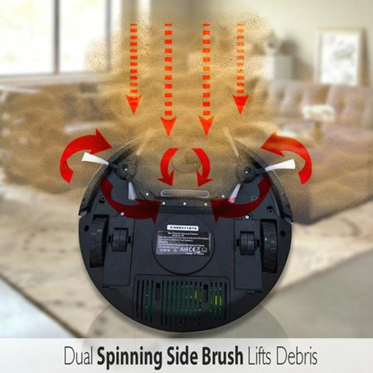 Pure Clean PUCRC25.5 – Pure Clean Smart Vacuum Cleaner – Automatic Robot Cleaning Vacuum