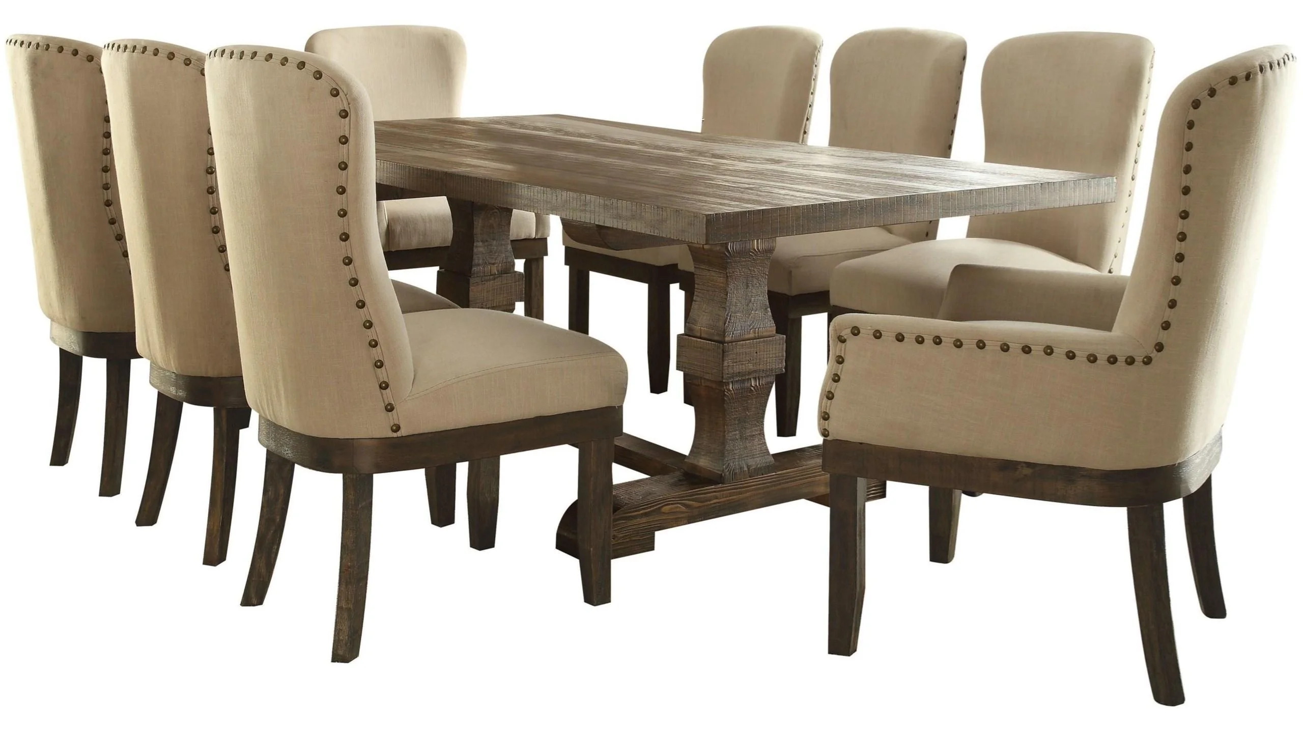 Traditional Salvage Brown Dining Room Set by Acme Landon 60737-7pcs