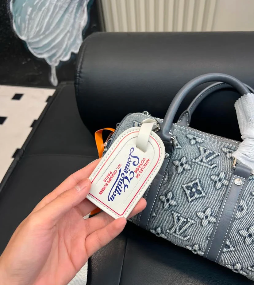 Louis Vuitton Speedy Bandoulière Denim 25