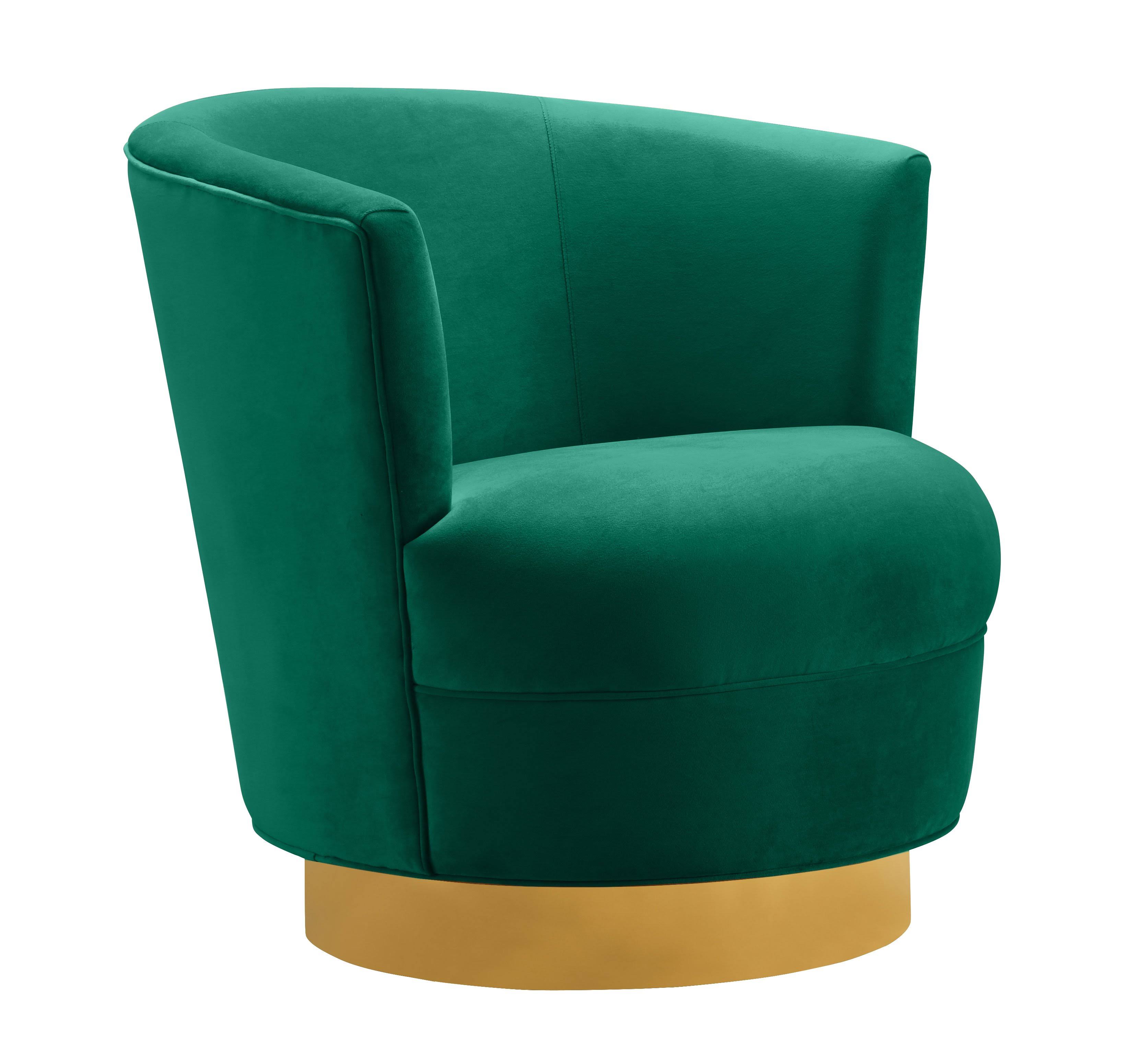TOV Furniture Noah Grey Swivel Chair