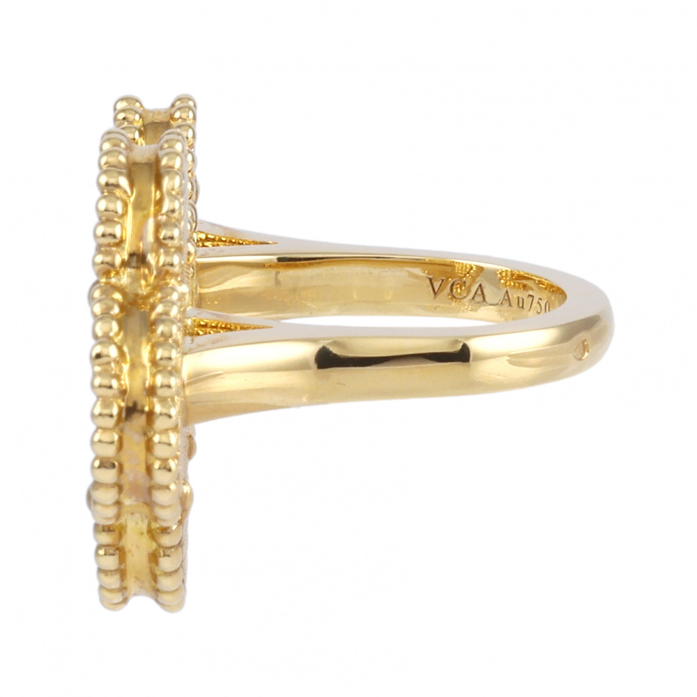 Van Cleef & Arpels Magic Alhambra Ring 18K Yellow Gold VCARN05700