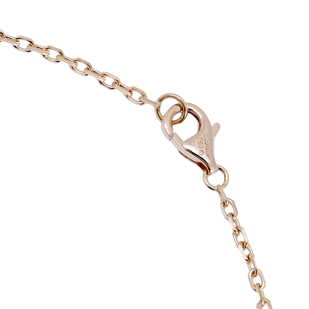 Cartier Trinity Necklace 18K Rose Gold Sapphire B3046000