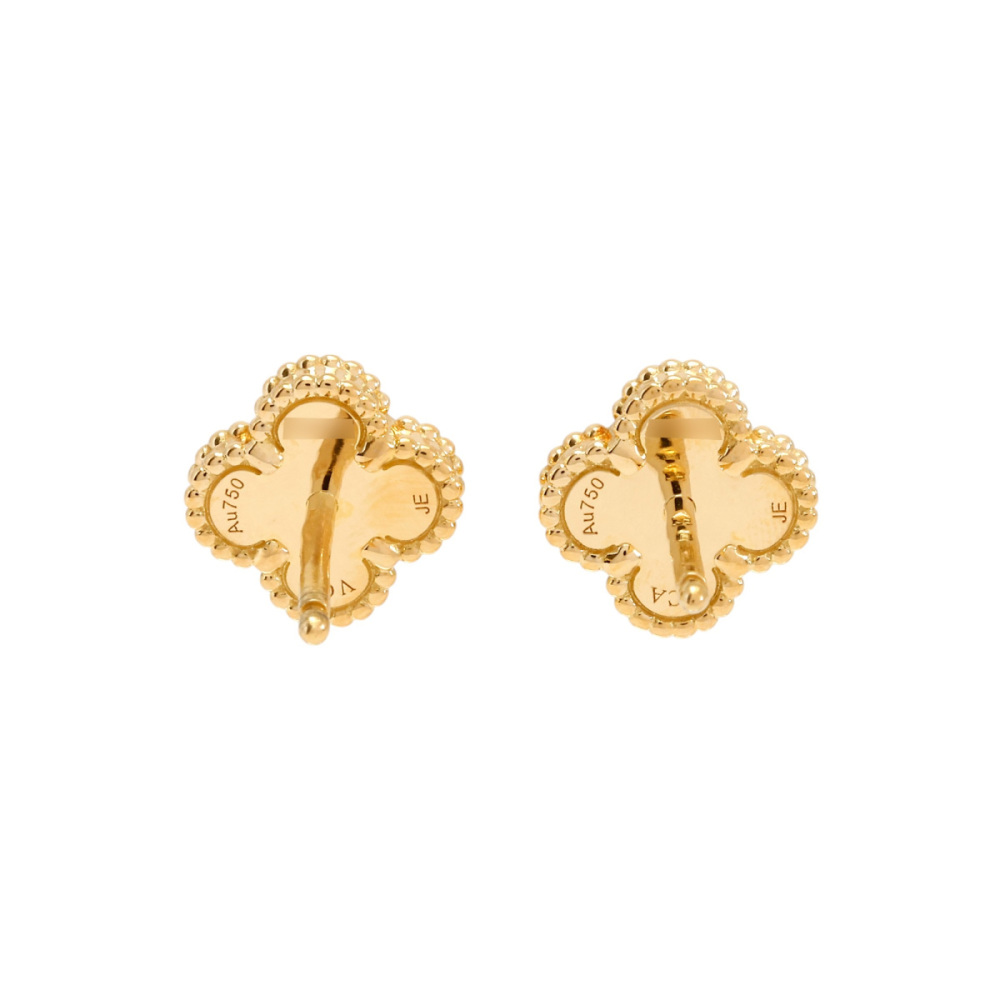 Van Cleef & Arpels Sweet Alhambra Earrings 18K Yellow Gold VCARA44900