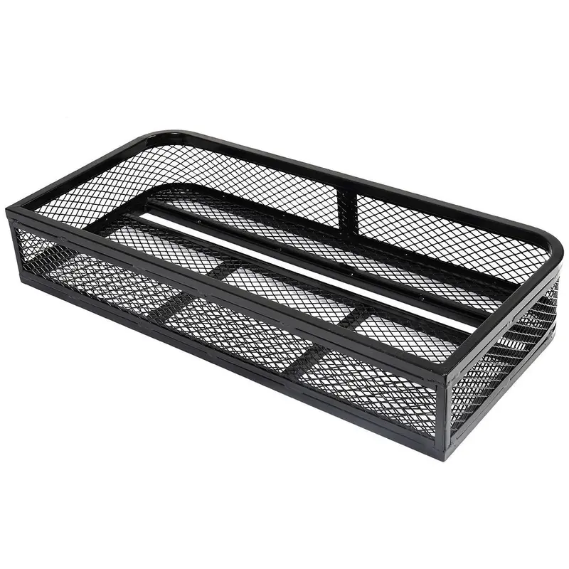 Universal ATV Cargo System – Front Basket & Rear Drop Rack Combo with Steel Mesh Surface