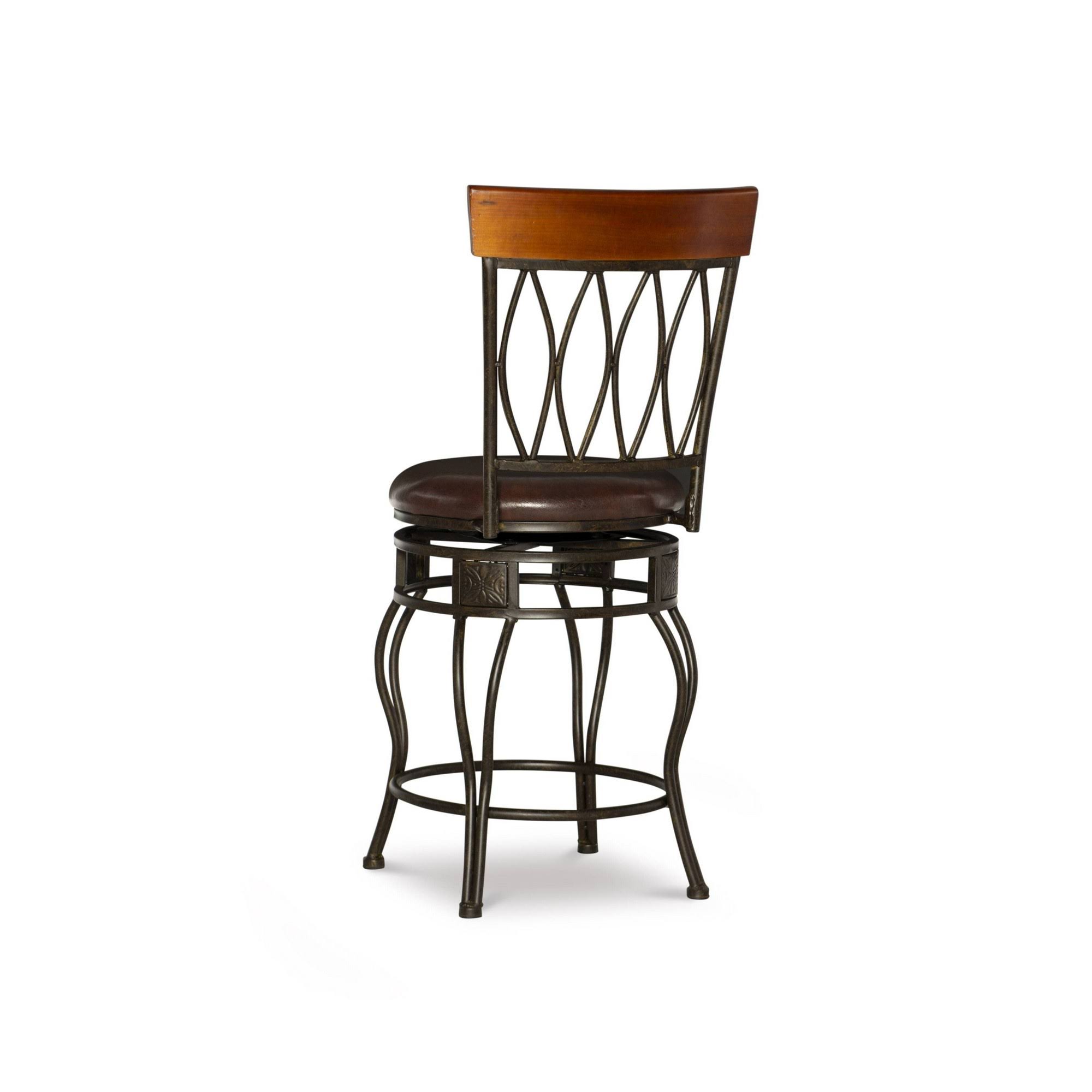 Linon Four Oval Back Counter Stool