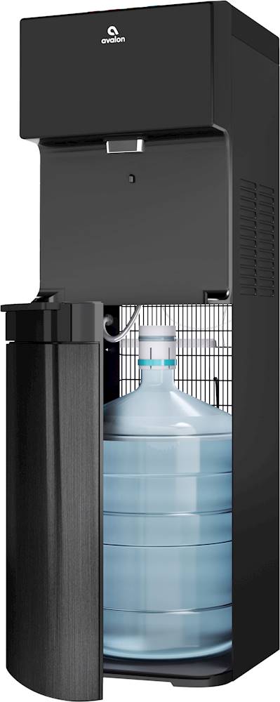 Avalon - A14 Bottom-Loading Bottled Water Cooler - Black Stainless Steel