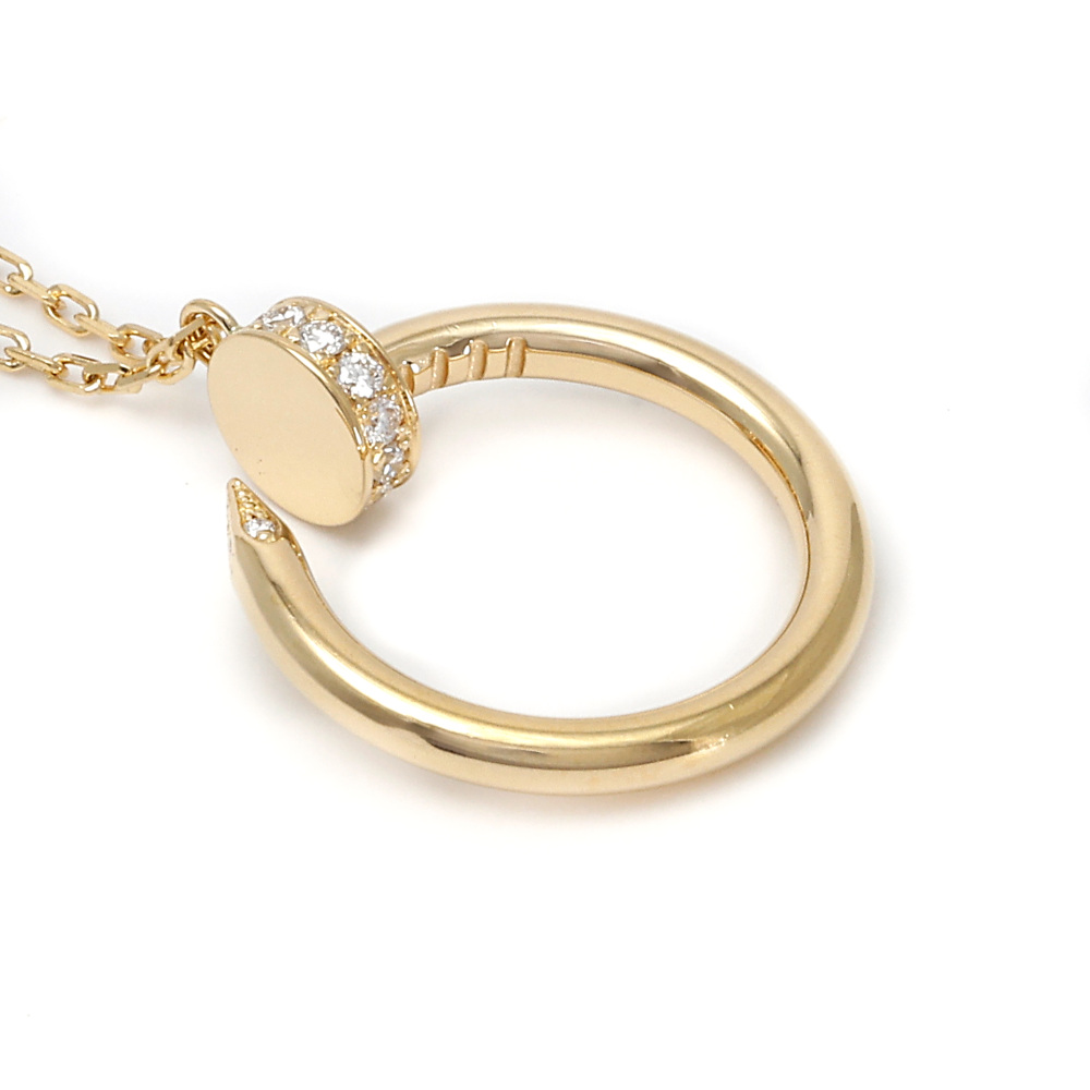 Cartier Juste un Clou Necklace 18K Yellow Gold Diamond B7224512