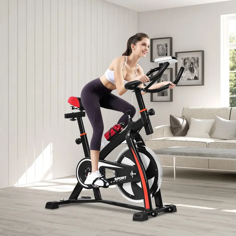Professional Adjustable Exercise Bike – Versatile Indoor Cycling Trainer for Home or Gym