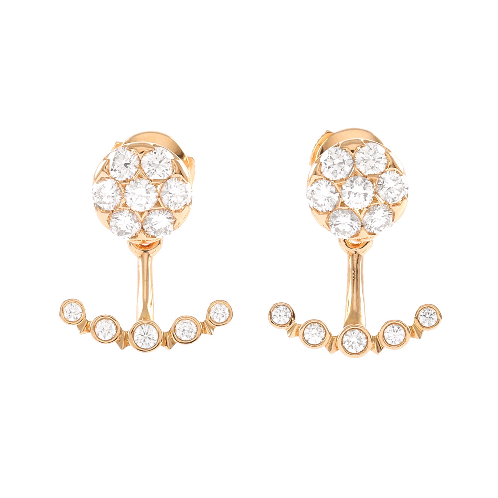 Cartier Ethancel Do Earrings 18K Rose Gold Diamond N8515102