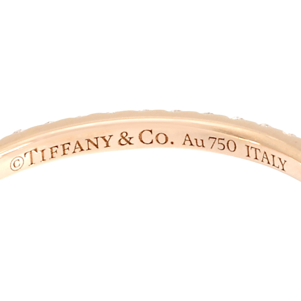 Tiffany & Co. Tiffany T Wire Ring 18K Rose Gold Diamond 60148855