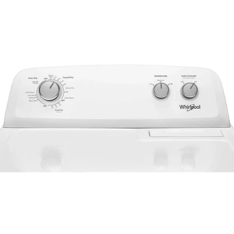 Whirlpool 7.0 Cu. Ft. White Electric Dryer – AutoDry & Wrinkle Shield (2025 Model)