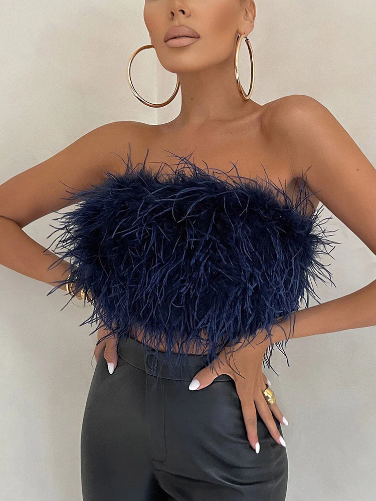 Feather Crop TopClistos