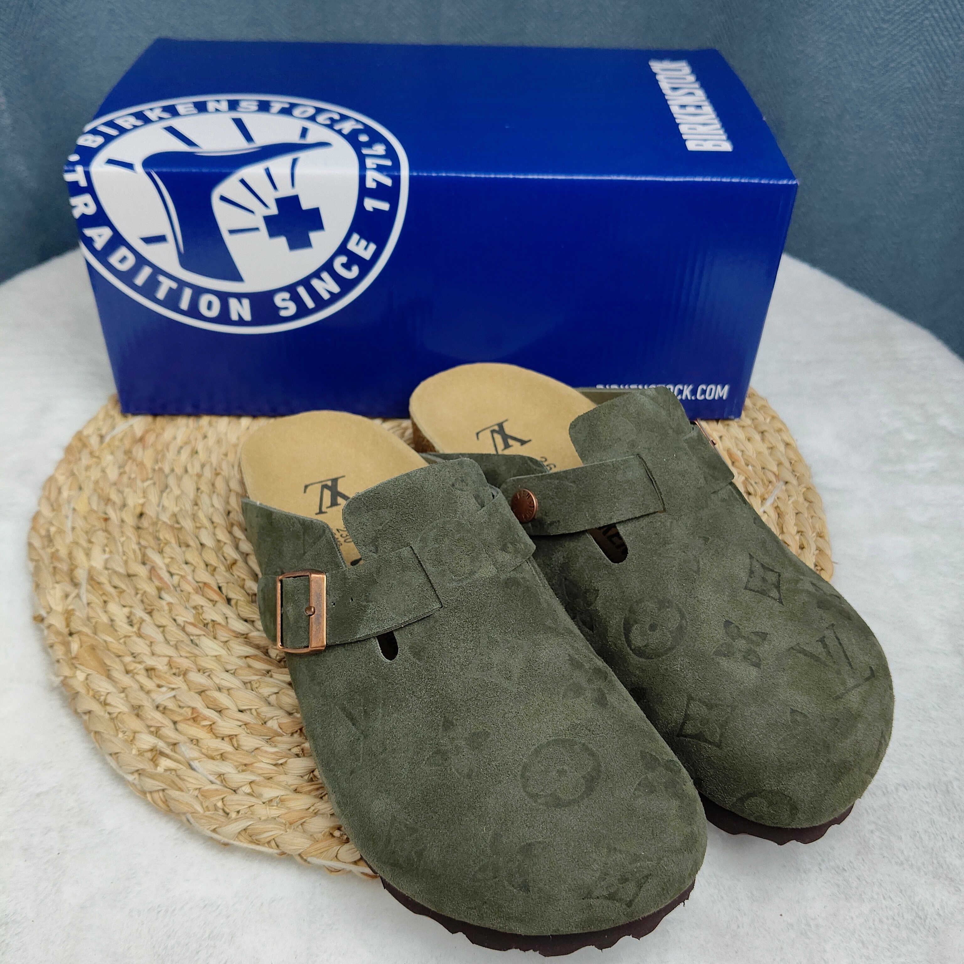 Birkenstock Boston Suede Leather Casual Shoes Joint Edition