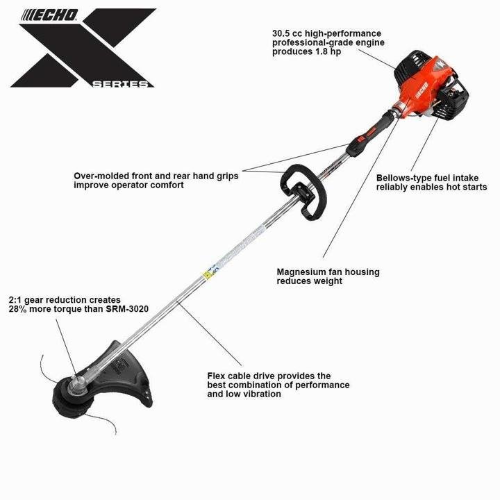echo-30 cc Gas 2-Stroke Cycle Straight Shaft String Trimmer