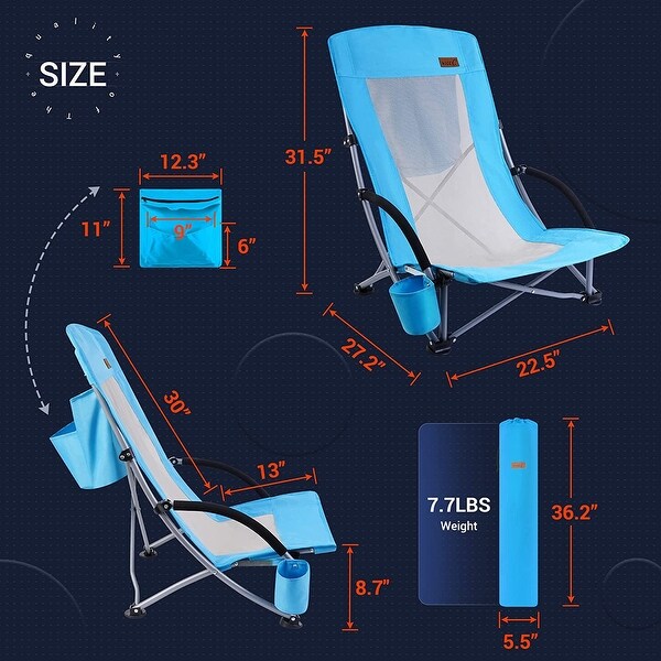 High Back Folding Beach Chair