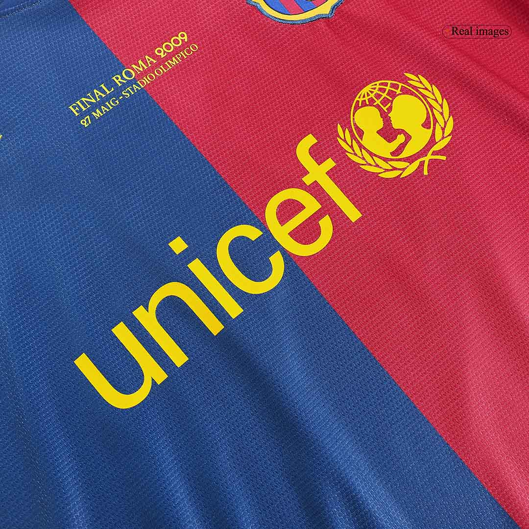 Retro Soccer Jersey Barcelona Home 2008/09 - UCL Final