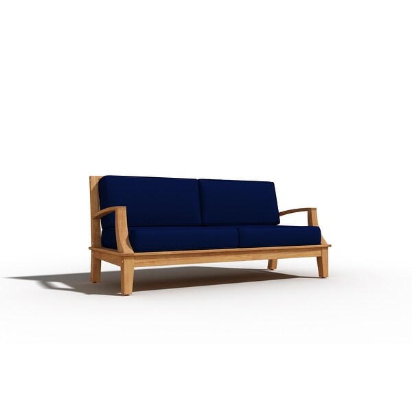 Eliane Teak Sofa with Sunbrella Cushion
