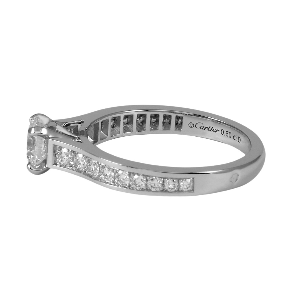 Cartier Solitaire 1895 Solitaire Ring Platinum Diamond NN416400