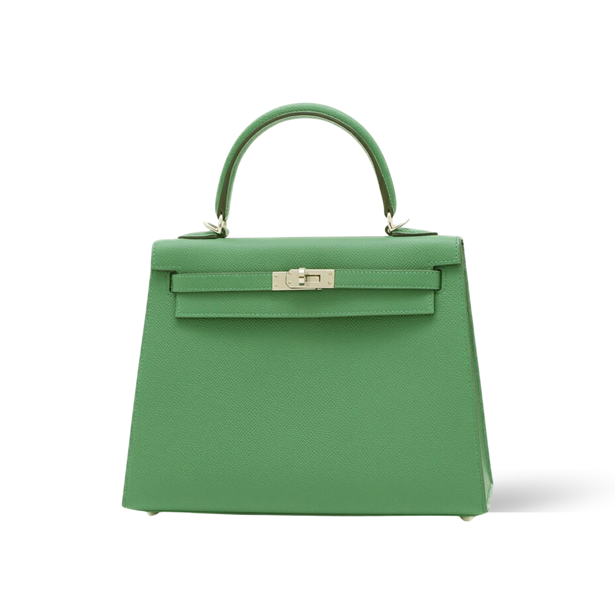 Hermes Kelly 28 Bag In Emerald Green Leather For Women 28cm/11in