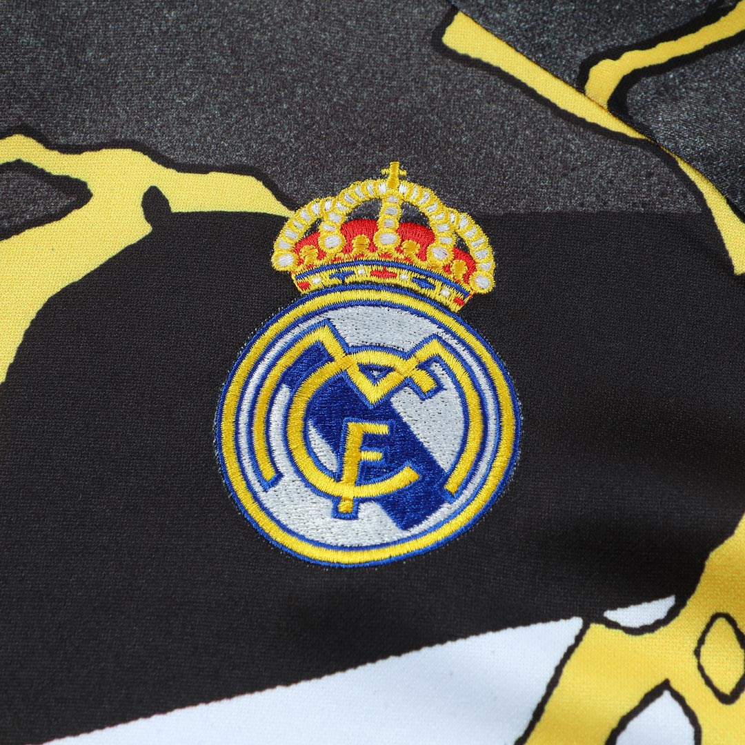 Real Madrid 1/4 Zip Tracksuit 2025/26 Kids Black