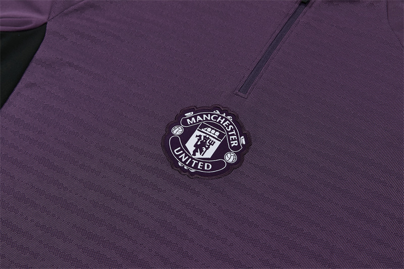 Man United Half Zipper Taining Suit