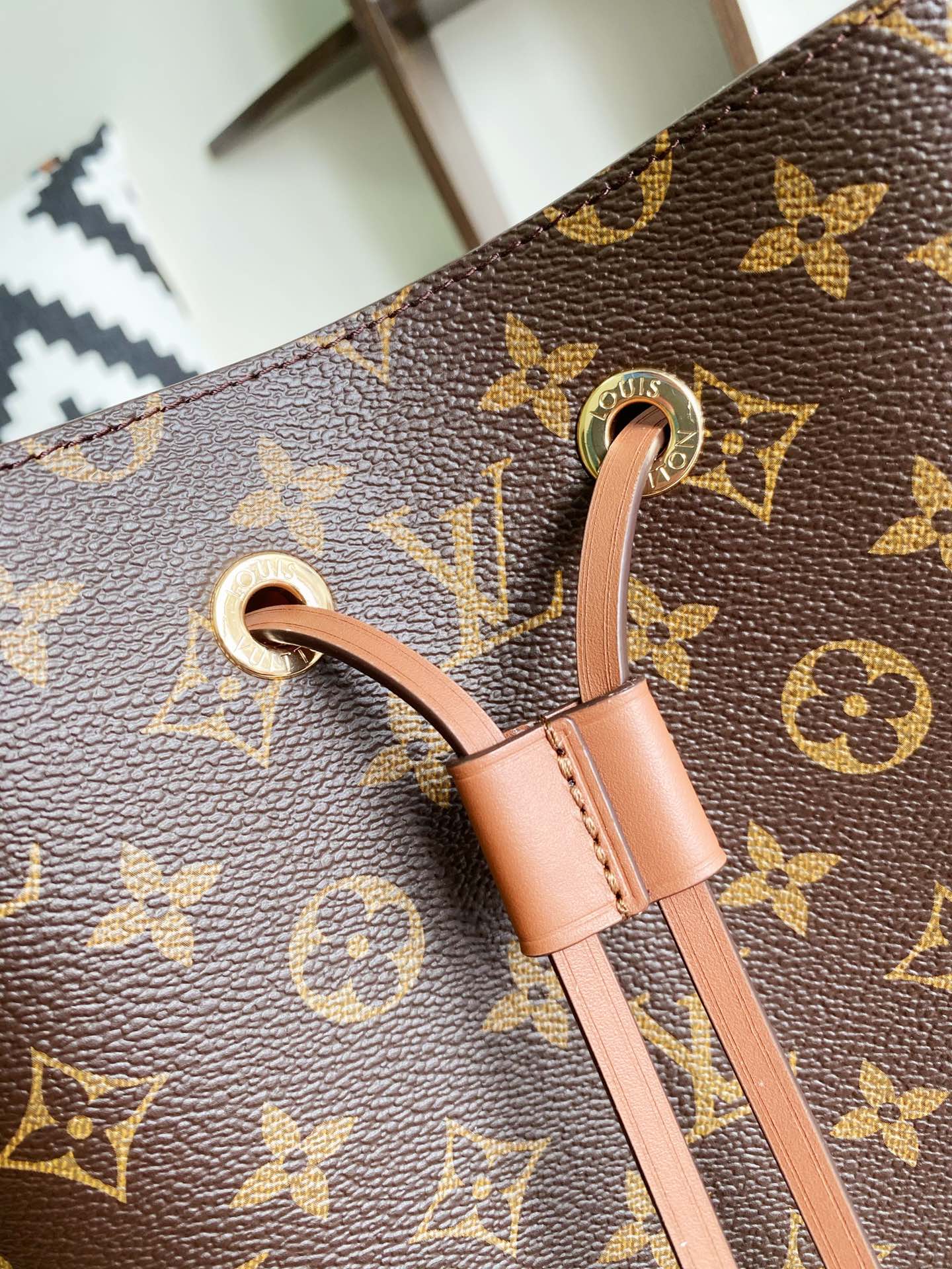 Louis Vuitton N Ono  Mm Brown M44887
