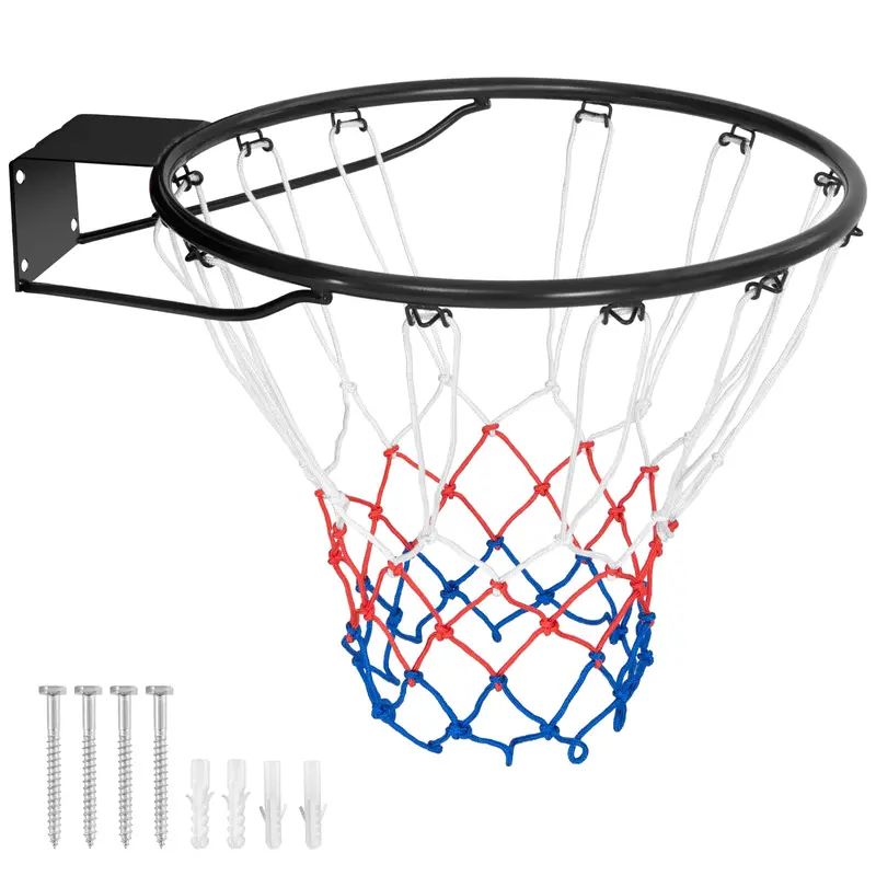 Universal Replacement Basketball Rim – 15″/18″ All-Weather Hoop with Durable Net