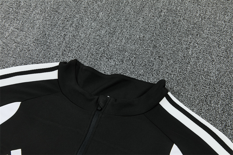 Adult/ Kids Miami 2627 Half Zippered Training Suit - Black