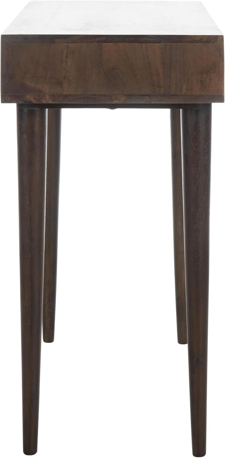 Home Office Modern Walnut Brown 1-drawer Desk