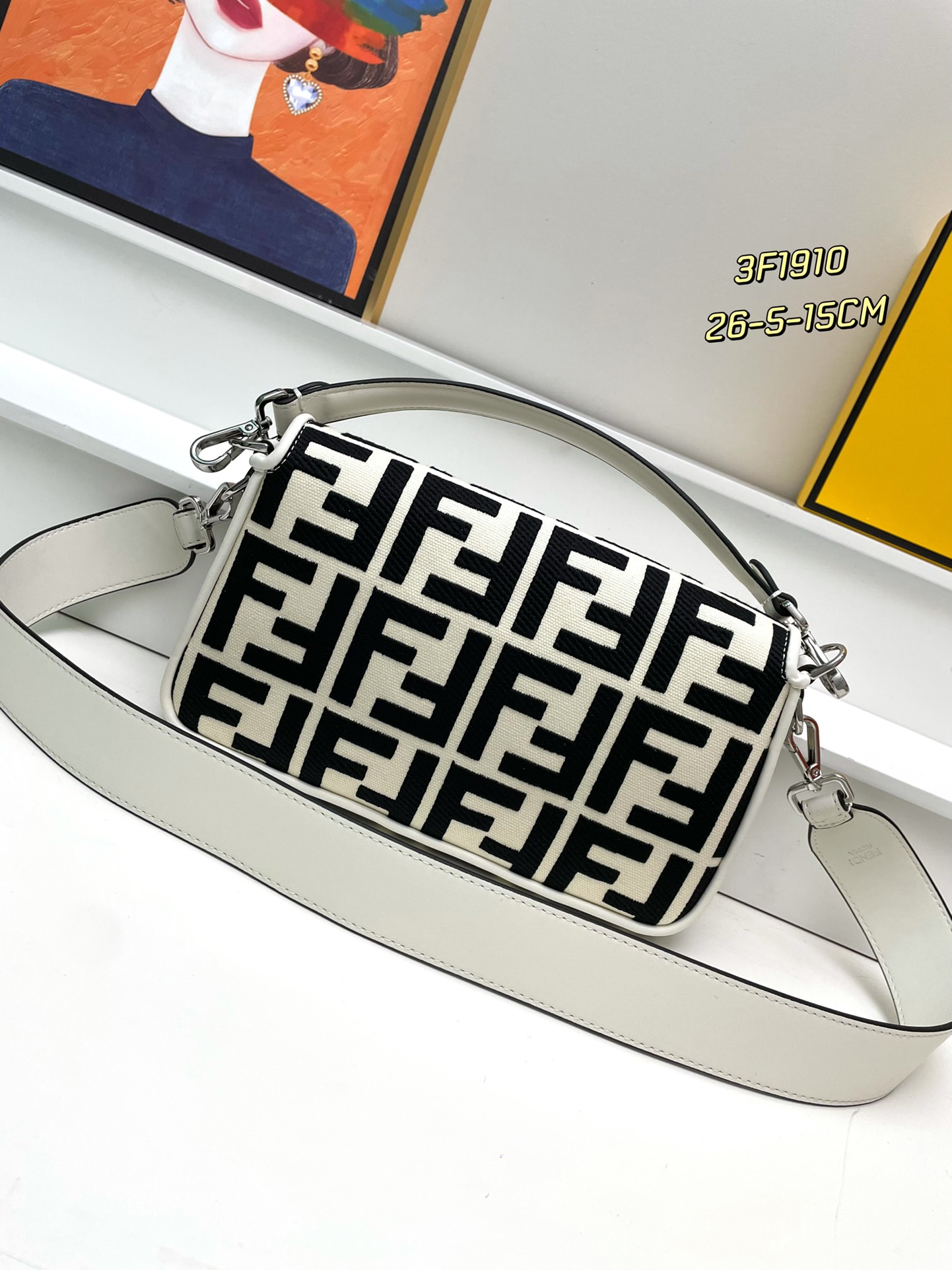 Fendi Embroidery Baguette Bag - cnluxepick