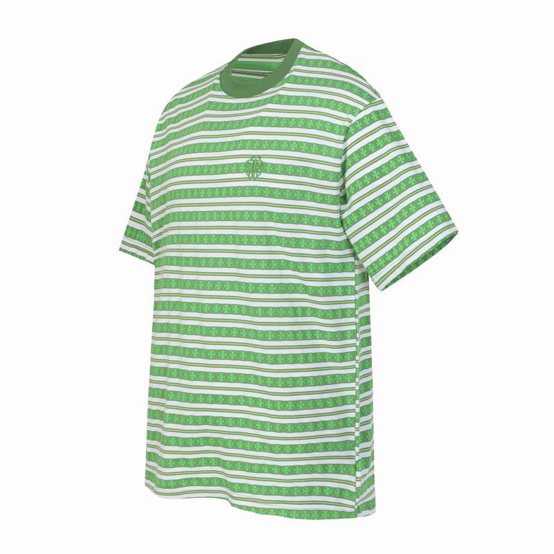 ３色 クロムハーツ Tシャツ コピーシルバーアクセサリー ダイヤモンドクロス  コットン100% 夏 メンズ Chrome Hearts