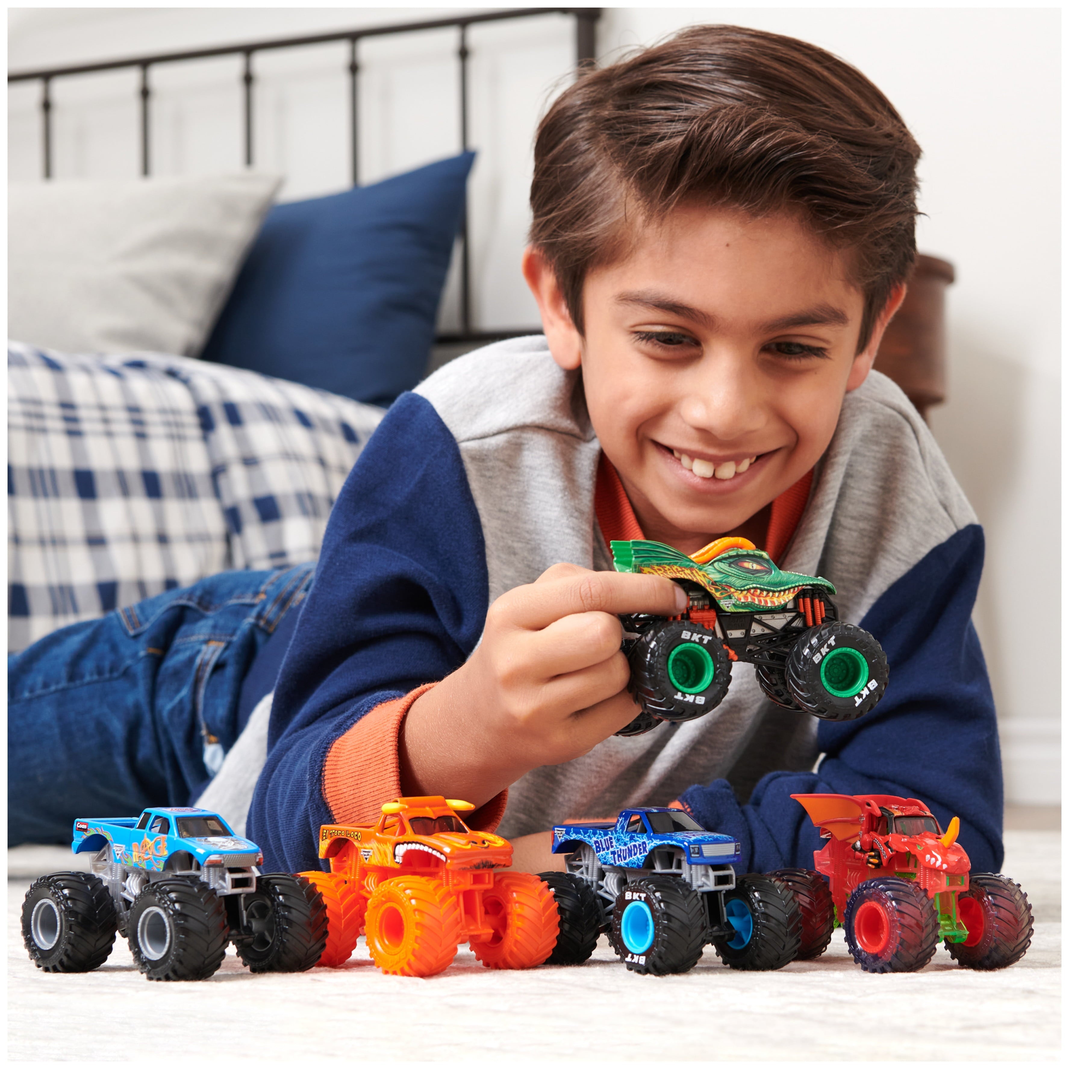 Monster Jam, 12-Pack 1:64 Scale Monster Truck Vehicles ( Exclusive)