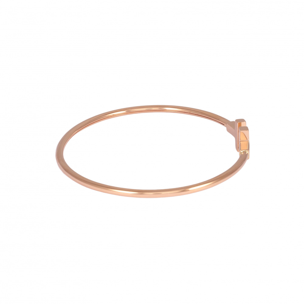 Tiffany & Co. Tiffany T Wire Bracelet 18K Rose Gold 60010744