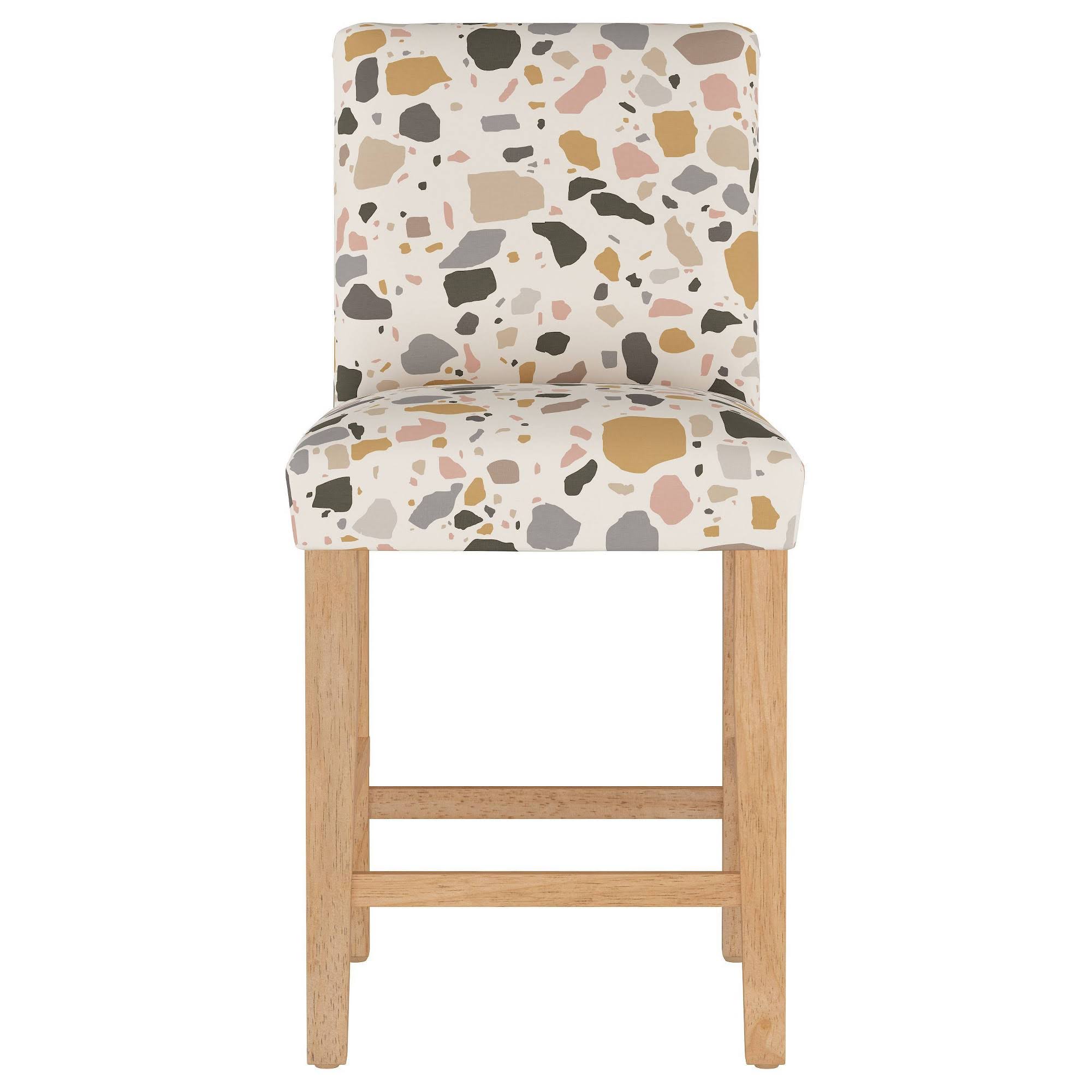 Hendrix Counter Height Barstool Terrazzo Mustard - Skyline Furniture