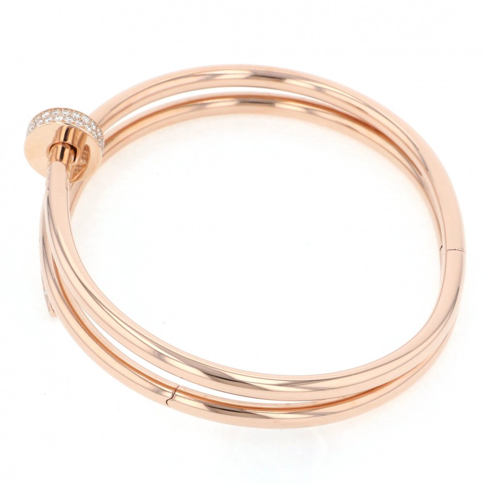 Cartier Juste un Clou Bracelet 18K Rose Gold Diamond