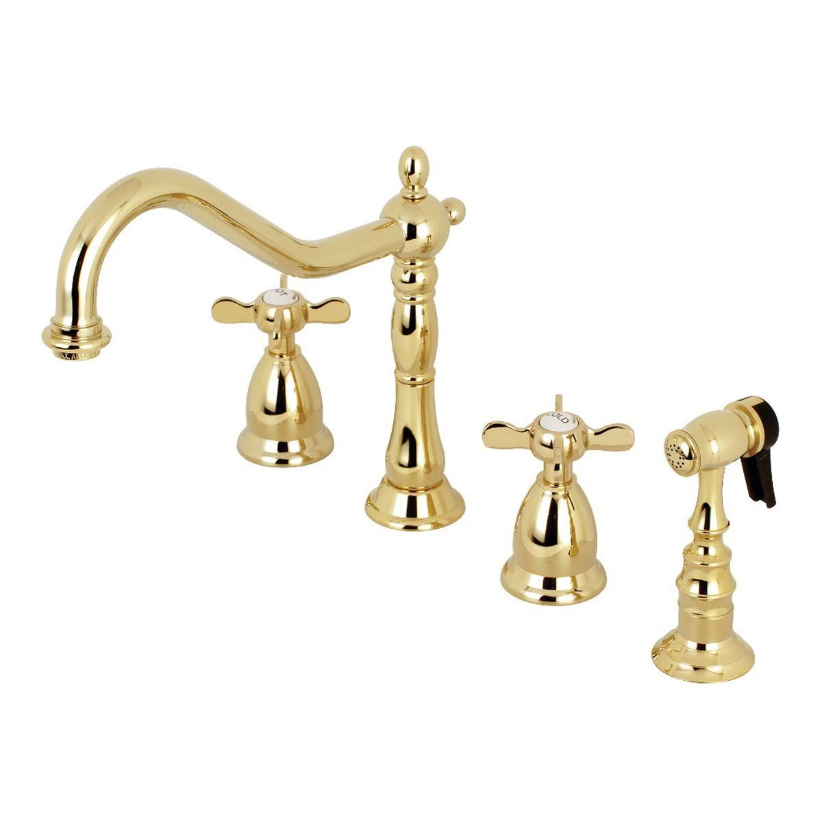 Kingston Brass Essex Widespread Kitchen Faucet - Oil Rubbed Bronze