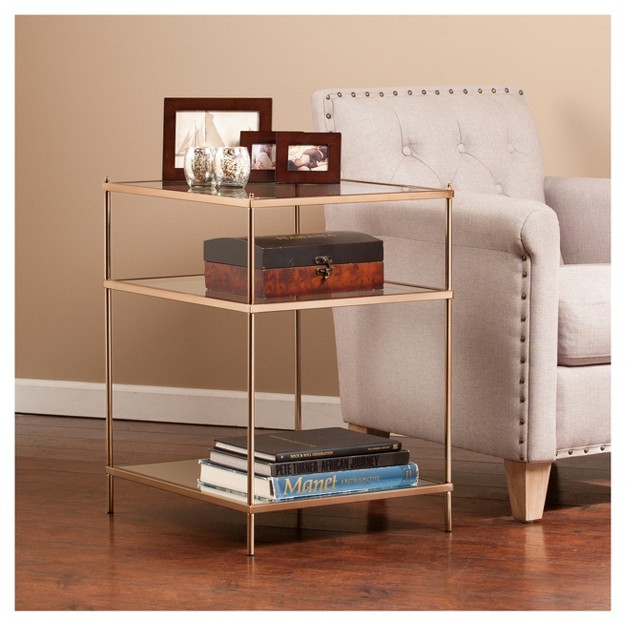 Benton Side Table Copper Aiden Lane