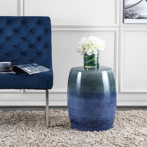 SAFAVIEH Cacia Ombre Ceramic Decorative Garden Stool