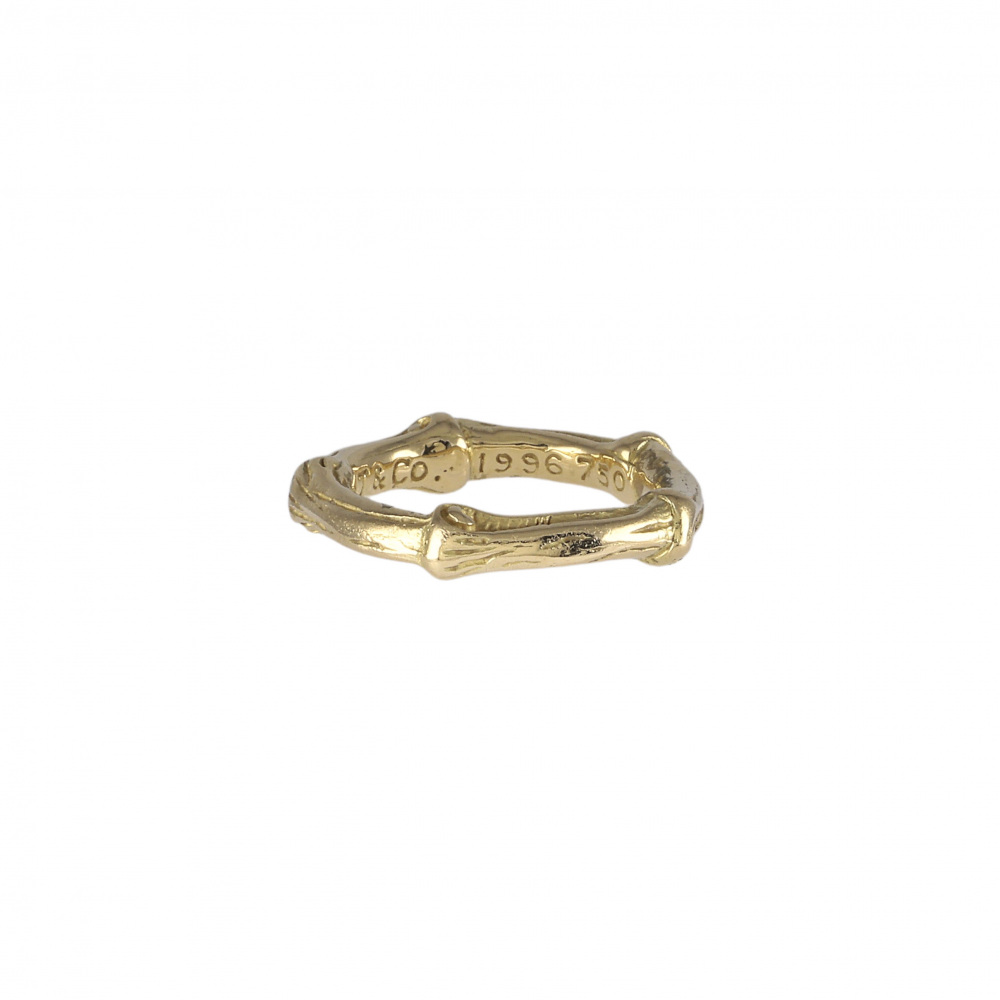 Tiffany & Co. Tiffany Bamboo K18YG Yellow Gold Ring