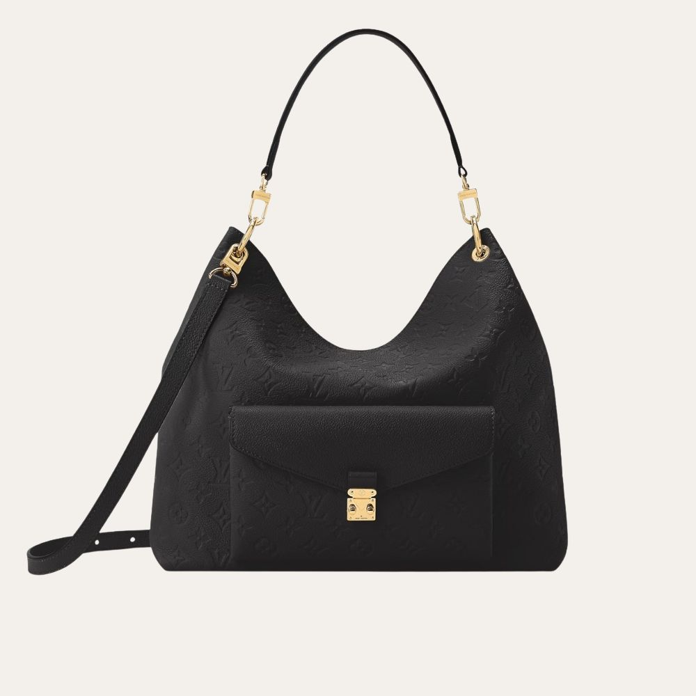Louis Vuitton Hobo Métis Black 13.8 Inches M27189
