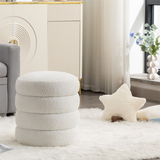 Functionality Channel Tufted Ottoman maison Boucle