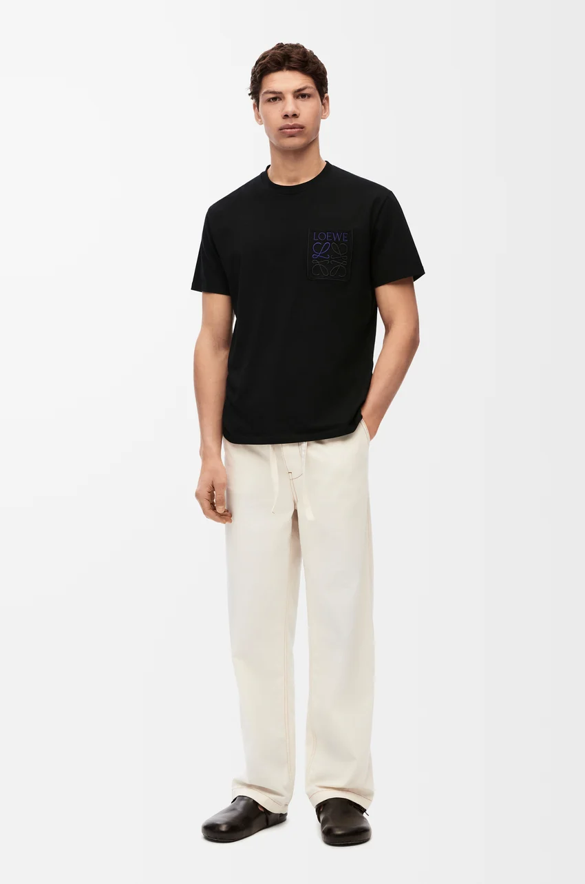 LOEWE  Relaxed fit T-shirt crafted in lightweight cotton jersey