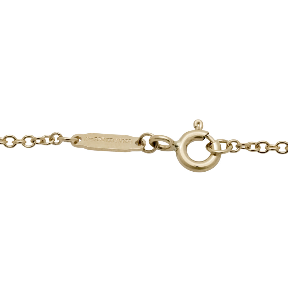 Tiffany & Co. Knot Necklace 18K Yellow Gold Diamond 68887216