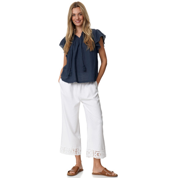 Gina Benotti Damen Bluse mit Spitze