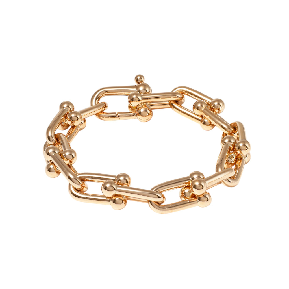 Tiffany & Co. Hardware Link Bracelet 18K Rose Gold 60153065