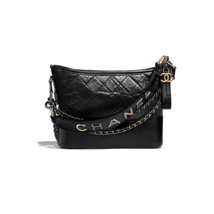 Chanel Bag Gabrielle Handle Black 20Cm/7.9in As0865